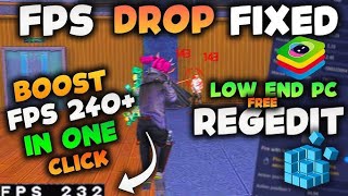 BOOST FPS  SECRET Settings To Increase FPS In Low End Free Fire PC  Fps Drop Bluestacks 5  Msi 5 [upl. by Direj49]