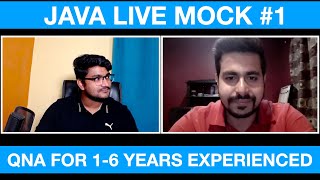 Java interview questions and answers for experienced  Live Mock  coding interview [upl. by Ayeki176]