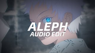 aleph  gesaffelstein edit audio [upl. by Southard]