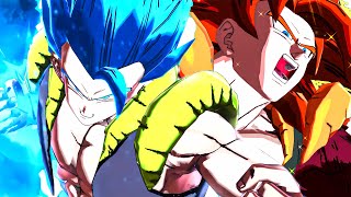 SSB Gogeta Vs SSJ4 Gogeta In Dragon Ball Legends [upl. by Ahsaek]