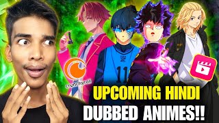 😍Upcoming Hindi Dubbed New Animes In India 2024  Crunchyroll Jio Cinema Hindi Dubbed New Animes [upl. by Ardeahp]