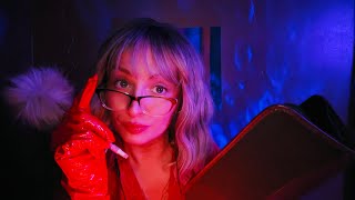 ASMR  TEACHER STAY AFTER CLASS  SATISFYING TRIGGER WORDS WITH PATENT LEATHER GLOVES amp LITTLE BONK [upl. by Caves]