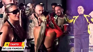 ¡Momentazo Karol G y J Balvin se Encuentran Tras Bambalinas en el Concierto de Ryan Castro [upl. by Anol]