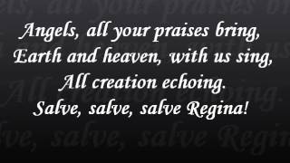 Salve Regina lyrics [upl. by Kahn532]