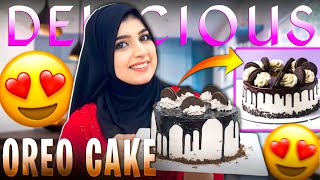 Oreo Cake Recipe Easy Orea Cake Making 😍Children’s Favourite Cake HKR Recipe😉 [upl. by Ellezaj]