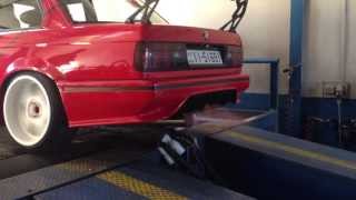 BMW E30 Turbo Drift Car  Anti Lag Flame Exhaust [upl. by Willyt954]