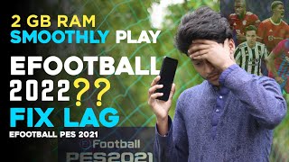 How To Fix Lag in Pes 2021 Mobile  Lag Solution Pes 2021  2 GB Ram High Graphics Efootbal 2022 [upl. by Ellenoj458]