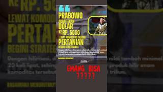 Strategi Prabowo Buat Rupiah Jadi Rp5000 per Dolar [upl. by Anifled]