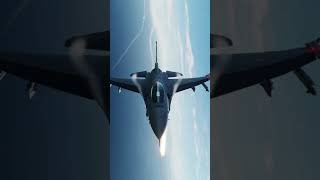 DCS World F16C evasive maneuvers in response to missile attack DCS F16C [upl. by Tezzil821]