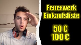 Einkaufsliste Feuerwerk Lagerverkauf  PyroMoe [upl. by Eilarol]