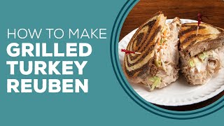 Blast From The Past Grilled Turkey Reuben with Homemade Coleslaw Recipe [upl. by Nniw]