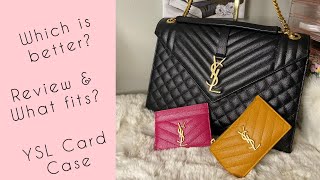 YSL Saint Laurent Card Holder Review What Fits  Which Do I Recommend yslcardholder luxuryreview [upl. by Thomasina]