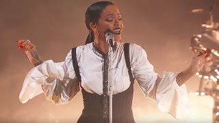 Rihanna Love On the Brain  Live at Global Citizen Festival 2016 [upl. by Wadlinger562]