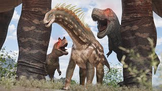 PLAYING THE BIGGEST DINOSAURS IN THE GAME  Path Of Titans [upl. by Hertz]