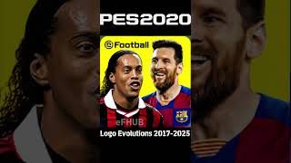 Evolution of Logo Konami Pes eFootball Mobile 20172025 efootball2025 pes efootball shorts [upl. by Bal]