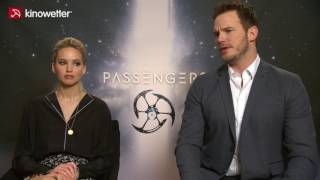 Interview Jennifer Lawrence amp Chris Pratt PASSENGERS [upl. by Thrasher]