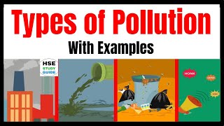 Types of Pollution with Examples  HSE STUDY GUIDE [upl. by Eiaj]