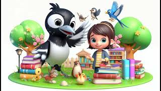 quotMagpie Song A Fun Kids Tune Celebrating Natures Clever Birdsquot Nursery Kids Song with Lyrics [upl. by Janella]