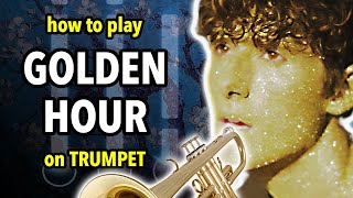 How to play Golden Hour on Trumpet  Brassified [upl. by Merkle]