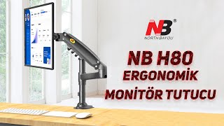 NB H80 Masa Montaj Ergonomik Monitör Tutucu 1730 [upl. by Ahsiyn]