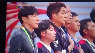 Terharu Penerjemah Shin Taeyong Jeong Seokseo Ikut Nyanyi Indonesia Raya  INA 3 vs MYA 1 🇮🇩 [upl. by Ahteres]