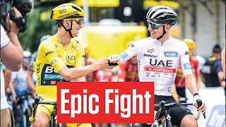 Jai Hindleys EPIC Tour de France Fight In The Yellow Jersey [upl. by Yadseut]