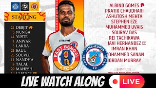 🔴JAMSHEDPUR FC VS EAST BENGAL ISL MATCH LIVE WATCH ALONG [upl. by Elazaro]