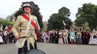 Monday Parade part 2 Lincoln Castle at the Asylum Steampunk Festival 2022 [upl. by Yenaiv406]