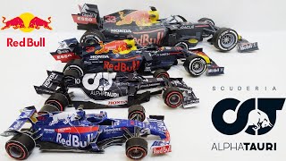 Redbull F1 Car Paper craft Collection [upl. by Parthinia926]