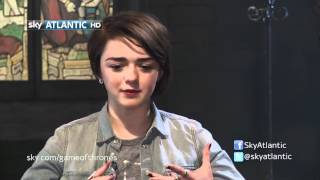 Thronecast interviews Maisie Williams [upl. by Casia]