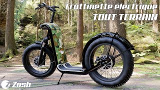 Trottinette électrique tout terrain ZOSH [upl. by Yenterb]