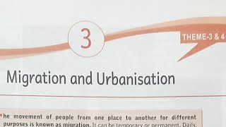 ICSE class 8 geography chapter 3 Migration and Urbanization [upl. by Orthman207]