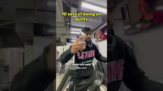 how an AUNTY trains at the GYM funny gym desi pakistani indian comedy skit [upl. by O'Reilly]