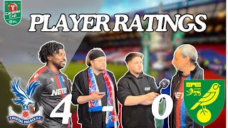 PLAYER RATINGS  Crystal Palace Vs Norwich City  CPFC crystalpalace CRYNOR norwichcity [upl. by Nally]