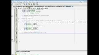 NetBeans Java creacion automatica de constructores y metodos SET y GET [upl. by Lasley471]