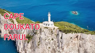 Farul DOUKATO Lefkada  Lighthouse Cape DOUKATO  Sea view [upl. by Feil]