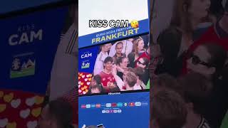 KISS CAM 😘 at Euro 2024 football euro2024 [upl. by Jecoa885]