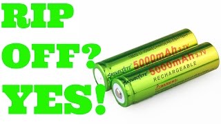 18650 Skywolfeye 5000mAh Green CellBattery Yes They Are A Rip Off Thorough Review [upl. by Ahsienar867]