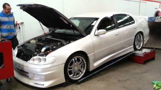 Dyno stock Aristo 2jz gte [upl. by Sualocin]