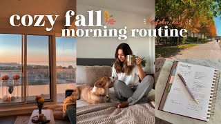 My Cozy Fall Morning Routine 2022 7AM 🍂 VLOGTOBER [upl. by Naujtna]