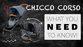 CHICCO CORSO Stroller System  5 Things to Know [upl. by Euridice]