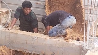 work on installing drain pipes [upl. by Eiramanitsirhc274]