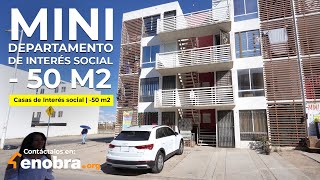 MINI DEPARTAMENTO de INTERÉS SOCIAL en Menos de 50 m2 CON 2 RECÁMARAS  Casas de Interés Social [upl. by Jeggar172]