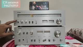 YAMAHA natural sound amplifier CA610 and TUNER CT800 [upl. by Jodee785]