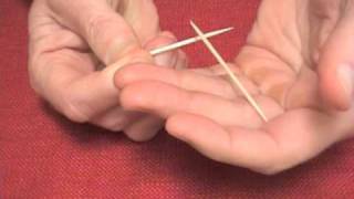 Table Tricks TITILLATING TOOTHPICK TRICK Simple Funny Easy Magic Revealed [upl. by Llegna]