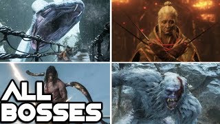 Sekiro Shadows Die Twice  All Bosses [upl. by Attelrahc]