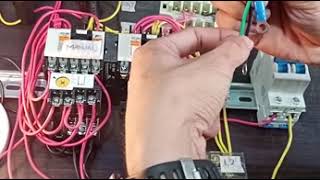 AUTO OFF MANUAL FLOATLESS LEVEL SWITCH WITH OVERLOAD  Wiring Tutorial 3 [upl. by Aleakim]