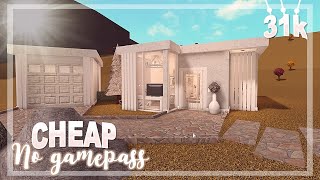 BLOXBURG Cosy Blush No Gamepass House 31k  House build [upl. by Annerahs]