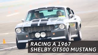 Racing a 1967 Shelby GT500 Mustang Eleanor [upl. by Asnarepse]