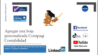 Agregar hoja electrónica en Contpaqi Contabilidad [upl. by Eikkin487]